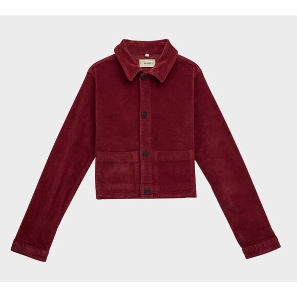 DL1961 KIDS Girl's Manning corduroy Jacket In Paprika cotton stretch size L NWT - Picture 1 of 10